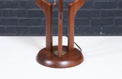 David Shreve Sculptural Walnut Table Lamps for V H Woolums - 4349645