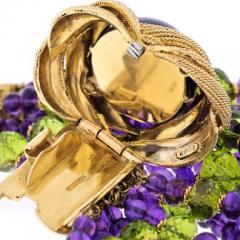 David Webb DAVID WEBB 18K YELLOW GOLD AMETHYST MULTI STRAND BRACELET - 1963028