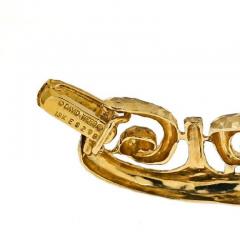 David Webb DAVID WEBB 18K YELLOW GOLD ANCIENT WORLD IMPRESSIVE SCROLL NECKLACE - 1977194