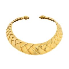 David Webb DAVID WEBB 18K YELLOW GOLD BRAIDED COLLAR NECKLACE - 2569864