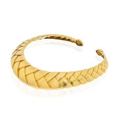 David Webb DAVID WEBB 18K YELLOW GOLD BRAIDED COLLAR NECKLACE - 2569865