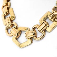 David Webb DAVID WEBB 18K YELLOW GOLD LARGE OPEN LINK ANCIENT WORLD NECKLACE - 3486913