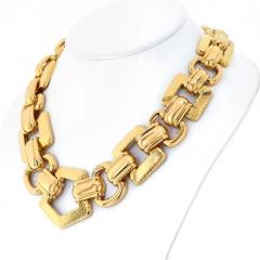 David Webb DAVID WEBB 18K YELLOW GOLD LARGE OPEN LINK ANCIENT WORLD NECKLACE - 3486917