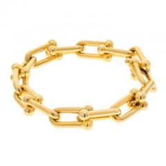 David Webb DAVID WEBB 18K YELLOW GOLD LIGHT BOLT LINK CURB BRACELET - 2946887