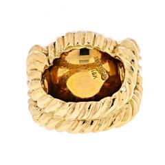 David Webb DAVID WEBB 18K YELLOW GOLD MABE PEARL RING - 1941054