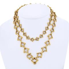 David Webb DAVID WEBB 18K YELLOW GOLD VINTAGE CHAIN LINK NECKLACE - 1902581