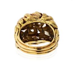 David Webb DAVID WEBB 1970S 18K YELLOW GOLD SWIRL RING - 1786294