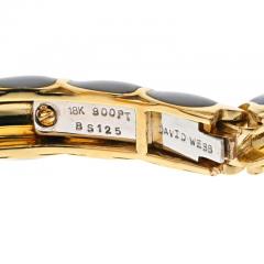 David Webb DAVID WEBB PLATINUM 18K YELLOW GOLD DOUBLE HEAD MONKEY CARNELIAN BRACELET - 2979210