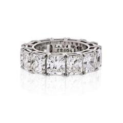 David Webb DAVID WEBB PLATINUM RADIANT CUT DIAMOND 12 92 CARAT ETERNITY BAND - 1786192