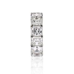 David Webb DAVID WEBB PLATINUM RADIANT CUT DIAMOND 12 92 CARAT ETERNITY BAND - 1786193