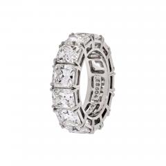 David Webb DAVID WEBB PLATINUM RADIANT CUT DIAMOND 12 92 CARAT ETERNITY BAND - 1788310