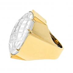 David Webb DAVID WEBB ROCK CRYSTAL PLATINUM 18K YELLOW GOLD - 2650653