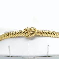 David Webb David Webb 18K Gold Classic Knot Necklace - 1684090