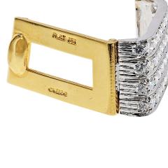 David Webb David Webb 18K Yellow Gold Black Enamel Large Link Gold Stations Necklace - 4612322