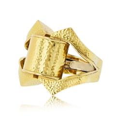 David Webb David Webb 18K Yellow Gold Sculptural Ring - 4511176