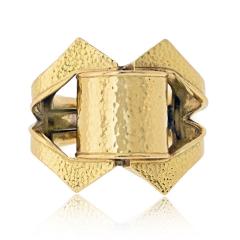 David Webb David Webb 18K Yellow Gold Sculptural Ring - 4512245