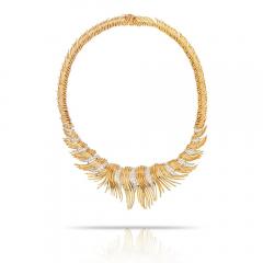 David Webb David Webb Circa 1970 6 00 Carats Round Diamonds Necklace - 1683360