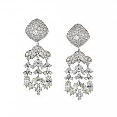 David Webb David Webb Day And Night 20 17 Carat Diamond Chandalier Earrings - 1673436