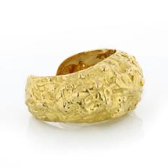 David Webb David Webb Gold Nugget Textured Cuff Bracelet - 1673489