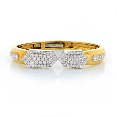 David Webb David Webb Hexagon Diamond Cuff Bracelet - 1672979