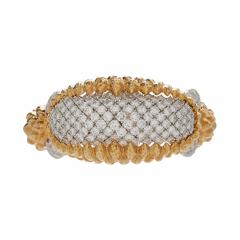 David Webb David Webb New York Unique Crosshatch Diamond Bracelet - 2828510