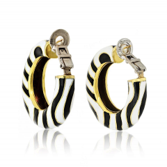 David Webb David Webb Platinum 18K Yellow Gold Earrings - 3791847