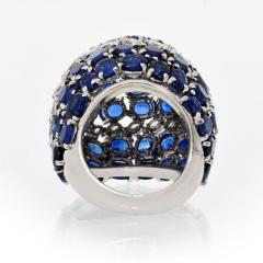 David Webb David Webb Platinum Sapphire Diamonds Ring - 4232136