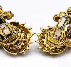 David Webb David Webb Sculpted Round Diamonds Earrings - 1667972