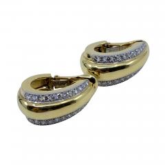 David Webb David Webb gold Diamond Earrings - 1934897