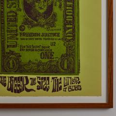 David Weidman 1968 Inflated Dollar Handmade Hand Signed Framed Silkscreen by David Weidman - 3243134