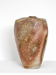 David Whitehead David Whitehead Ceramic Artist Wood Fired Ceramic Vase La Borne France - 1064119