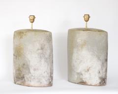 David Whitehead David Whitehead French Ceramic Contemporary Pair of Table Lamps La Borne - 2865252