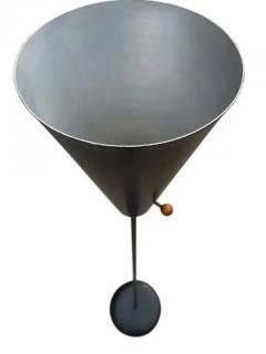 David Wurster Funky Mid Century Modern Black Enamel Floor Lamp by David Wurster for Raymor - 3192840