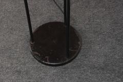 David Wurster Vintage Black Metal Three Fixture Floor Lamp with Shades by David Wurster - 4770160