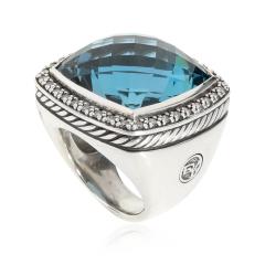 David Yurman David Yurman Albion Topaz Diamond Ring in sterling Sterling Silver 0 35 CTW - 2200717