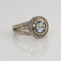 David Yurman David Yurman Sterling Prasiolite Diamond Ring 20tdw - 4525701