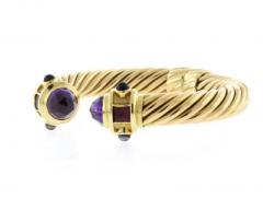 David Yurman RENAISSANCE CABLE BRACELET IN 14KT YELLOW GOLD WITH AMETHYST - 3091808