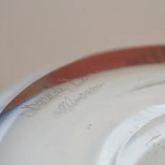 Davide Dona Davide Dona Small Free Form White Orange Red Blue Murano Art Glass Vase - 1202583