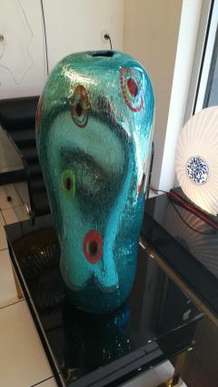 Davide Dona Spectacular Murano Glass Vase Unique Piece - 2345269