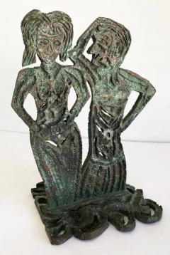 Davis David Brutalist Bronze Figurative Sculpture by Davis David 1993 - 3549967