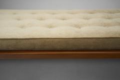 Daybed with Solid Beech Legs and Brass Shoes Denmark ca 1950s - 3064151