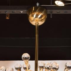 Dazzling Crystal Ball Sputnik Chandelier in Brass with Handblown Crystal Balls - 1560879