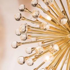 Dazzling Crystal Ball Sputnik Chandelier in Brass with Handblown Crystal Balls - 1560880