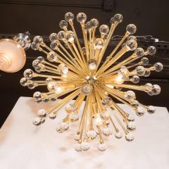 Dazzling Crystal Ball Sputnik Chandelier in Brass with Handblown Crystal Balls - 1560886