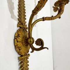 De Coene Fr res Bronze Two Light Wall Sconce Belgium circa 1930 - 4451125