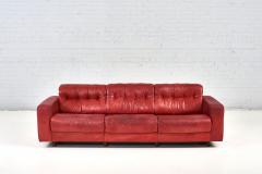 De Sede DS 40 Red Leather Sofa 1970 - 2847461