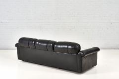 DeSede Black Leather Sofa 1970 - 2470358