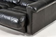 DeSede Black Leather Sofa 1970 - 2470362