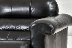 DeSede Black Leather Sofa 1970 - 2470363