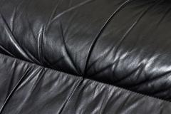 DeSede Black Leather Sofa 1970 - 2470364
